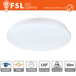 Plafoniera LED 13W 4000K 120 Gradi 26x5,5cm CRI80