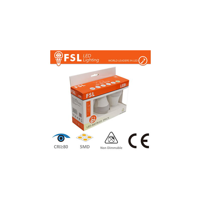 Lampada Goccia: Confezione PROMO 3PACK - 12W 6500K